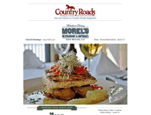 Tablet Screenshot of morelsrestaurant.com